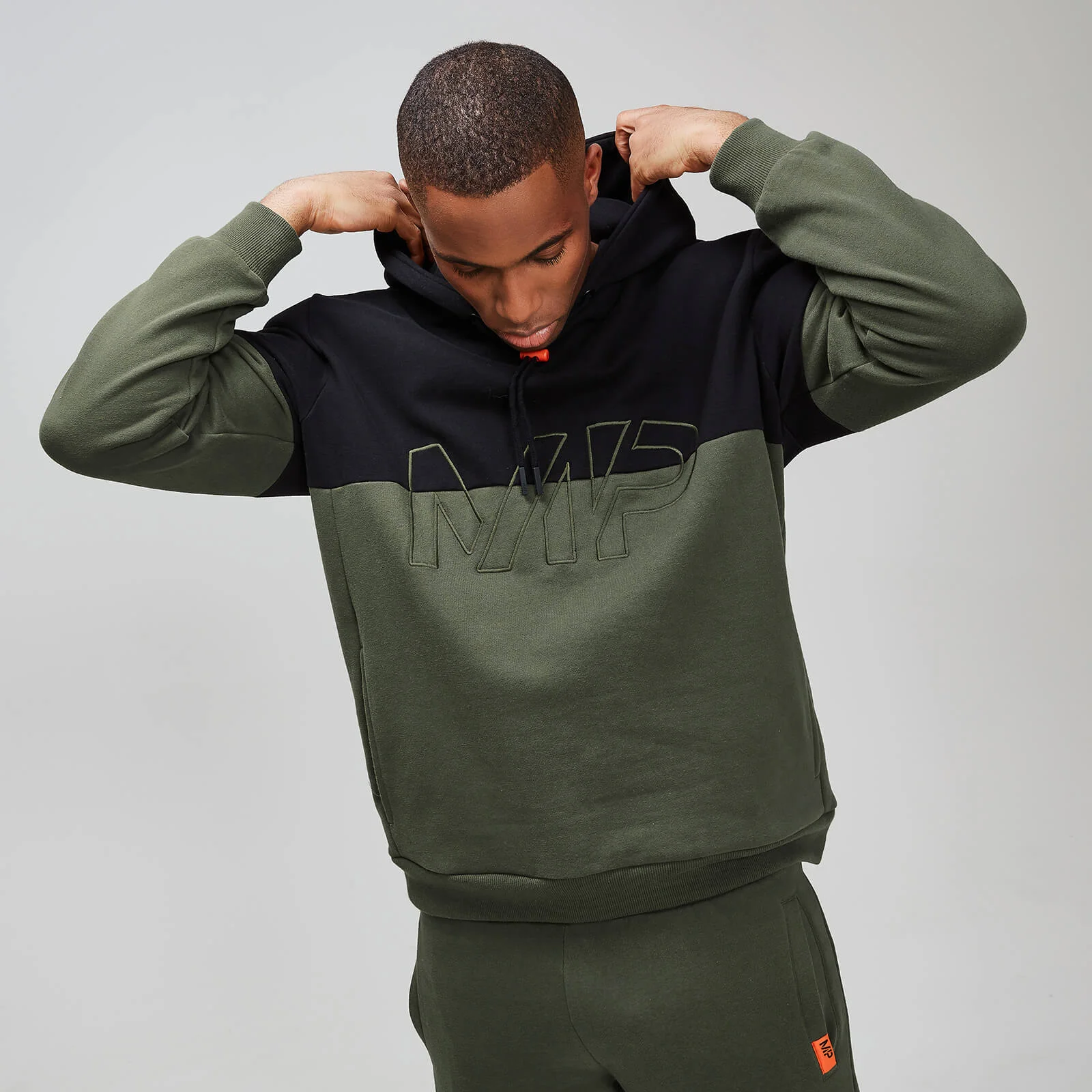 Rest Day Split Overhead Hoodie - Army Green - XS Bild 1