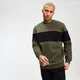 Rest Day Stripe Sweatshirt - Grön