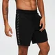 Double Tape Tricot Shorts - Svart