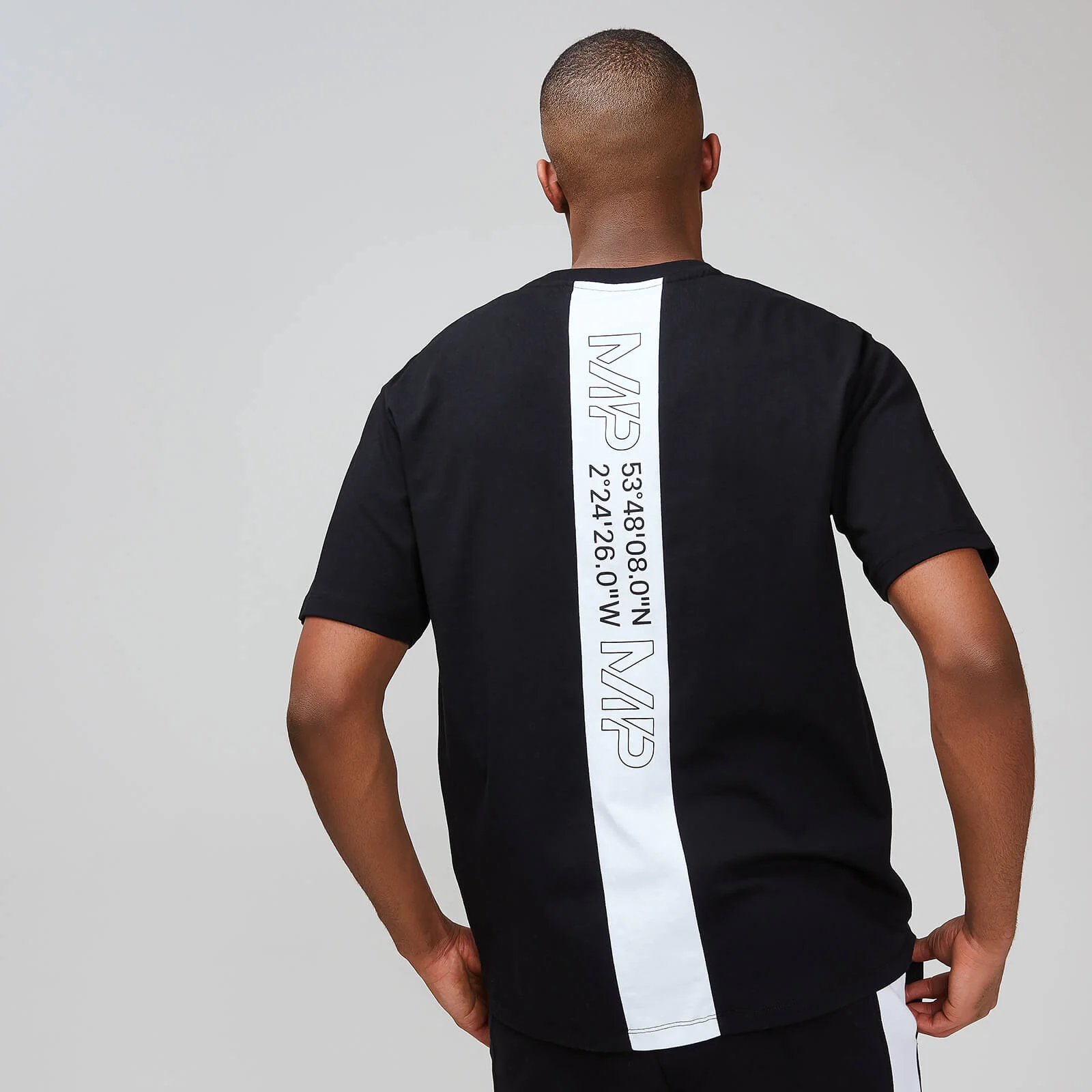 MP Rest Day Men's Stripe Graphic T-Shirt - Svart - XS Bild 1