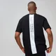 MP Rest Day Men's Stripe Graphic T-Shirt - Svart