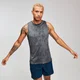 MP Training Men's Distressed Drop Armhole Tank Top - Svart