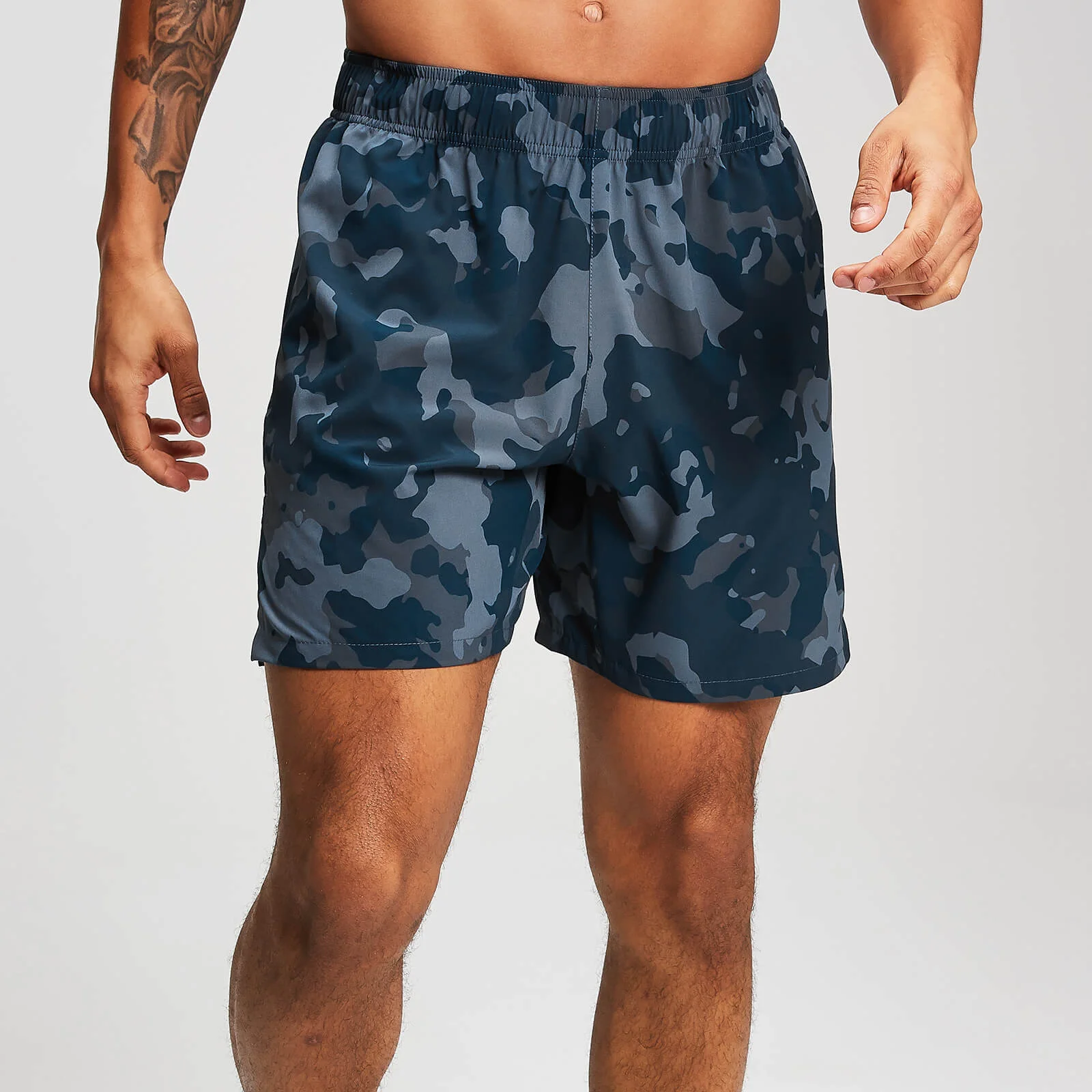 MP Training Men's Stretch Woven Shorts - Blå kamouflage - XS Bild 1