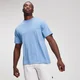 MP Graphic Men's Embroidered T-Shirt - Sky Blue