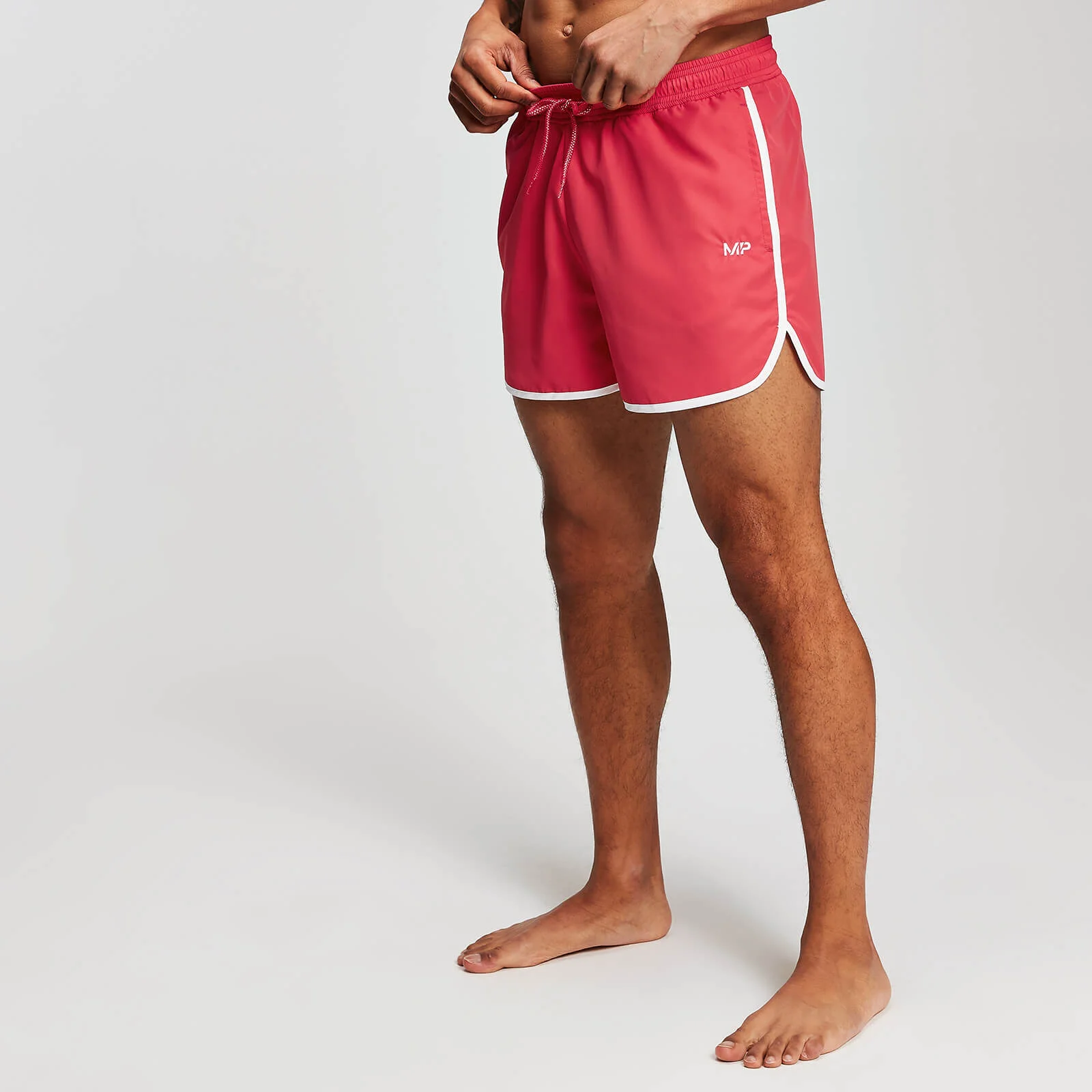 MP Men's Contrast Binding Swim Shorts - Röd - XS Bild 1