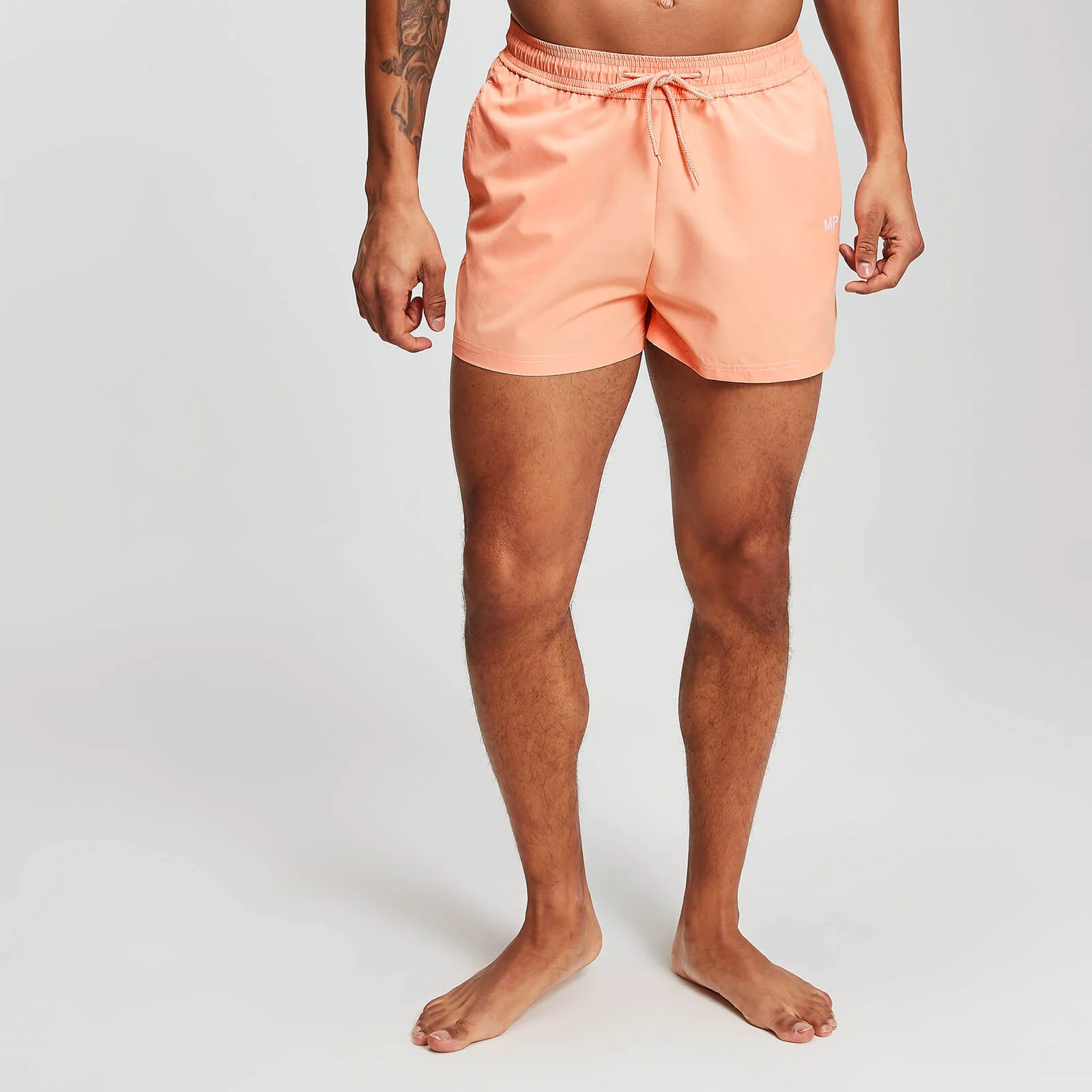 MP Men's Contrast Stitch Swim Shorts - Orange - XS Bild 1