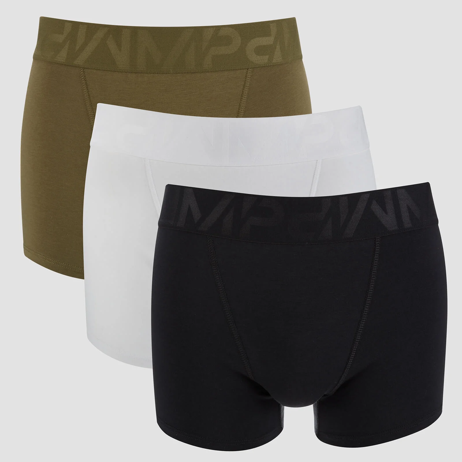 MP Men's Sport Boxers - Black/Khaki/White (3 Pack) - XS Bild 1