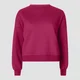 Oversized Sweatshirt - Vinröd