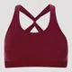 Power Mesh Sports Bra - Mörkröd