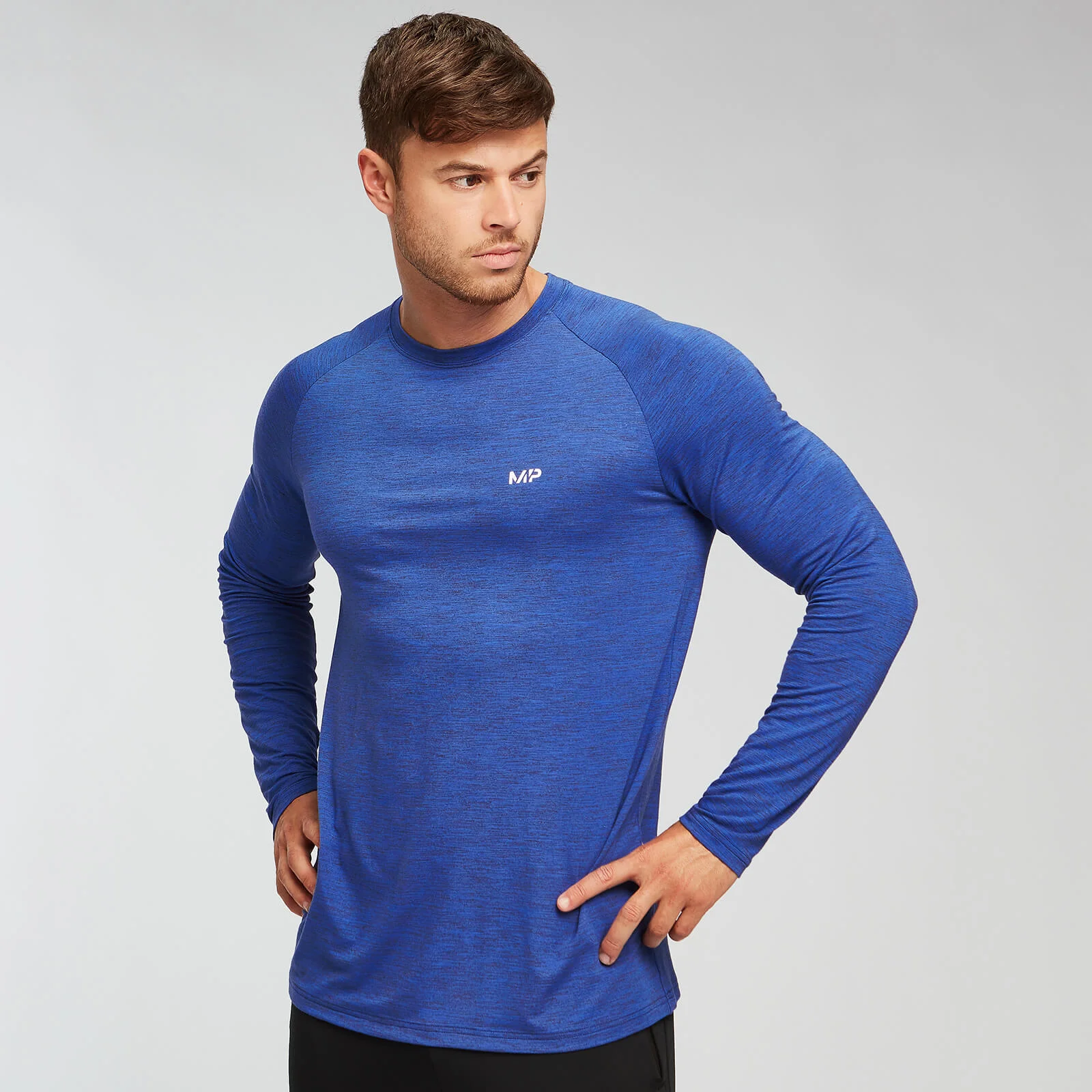 MP Performance Long Sleeve T-Shirt - Blå/Svart - XL Bild 1