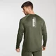 Printed Training Long Sleeved Top (herr) - Grön