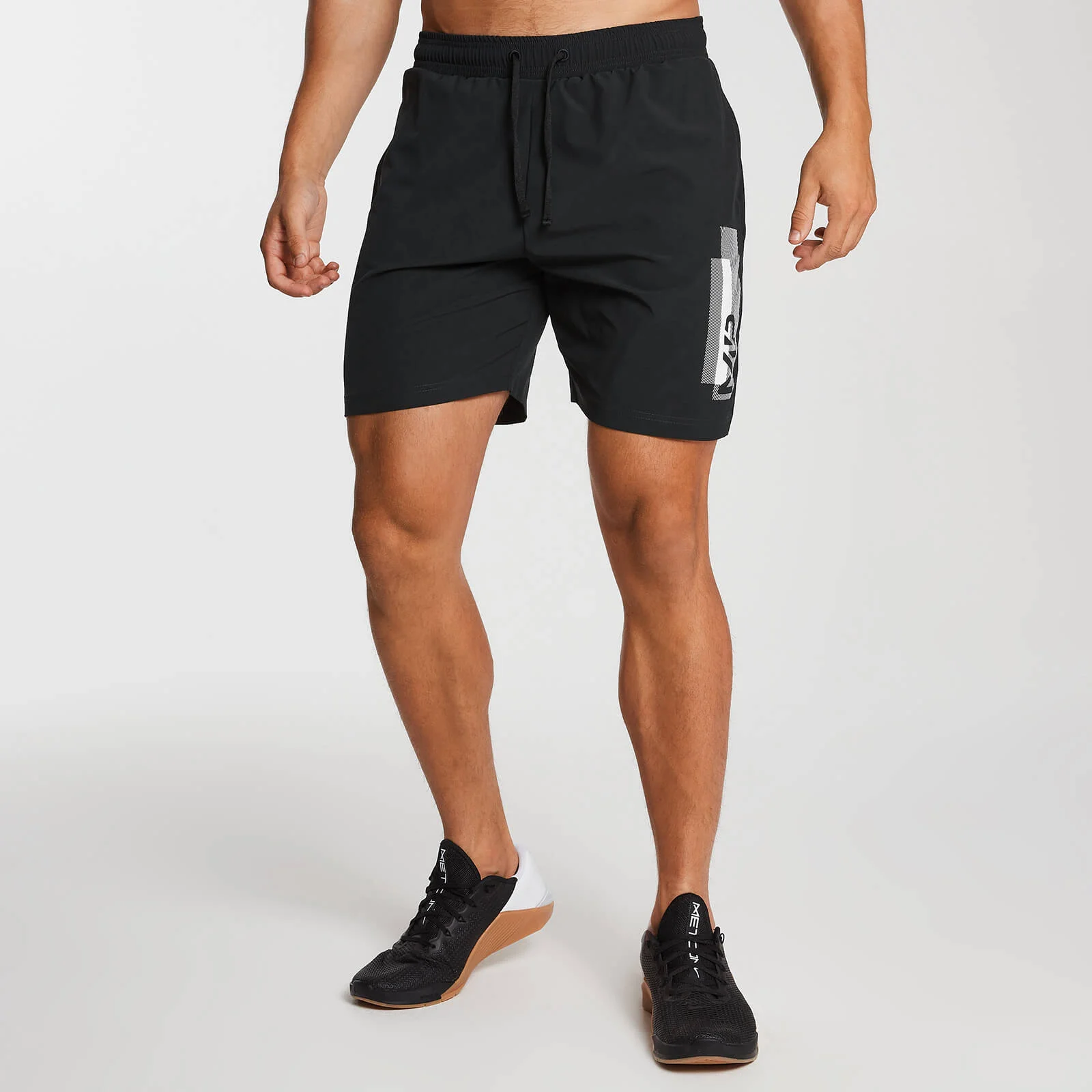 Printed Training Shorts för män – Svart - XS Bild 1