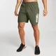 Printed Training Shorts för män – Grön