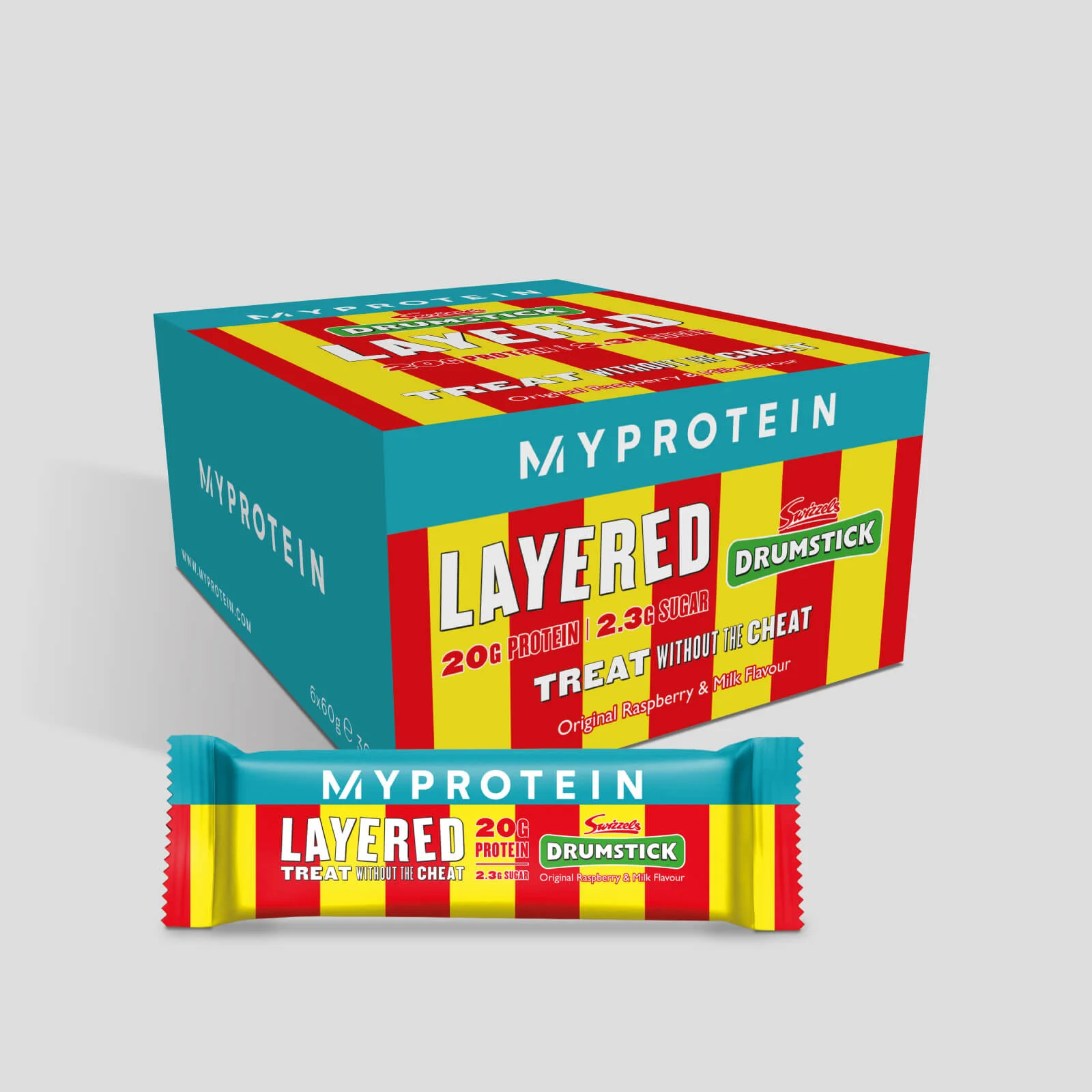 Layered Protein Bar — Drumstick - Swizzels Refreshers Bild 1