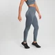 MP Training Ribbed Seamless Leggings för kvinnor – Blå