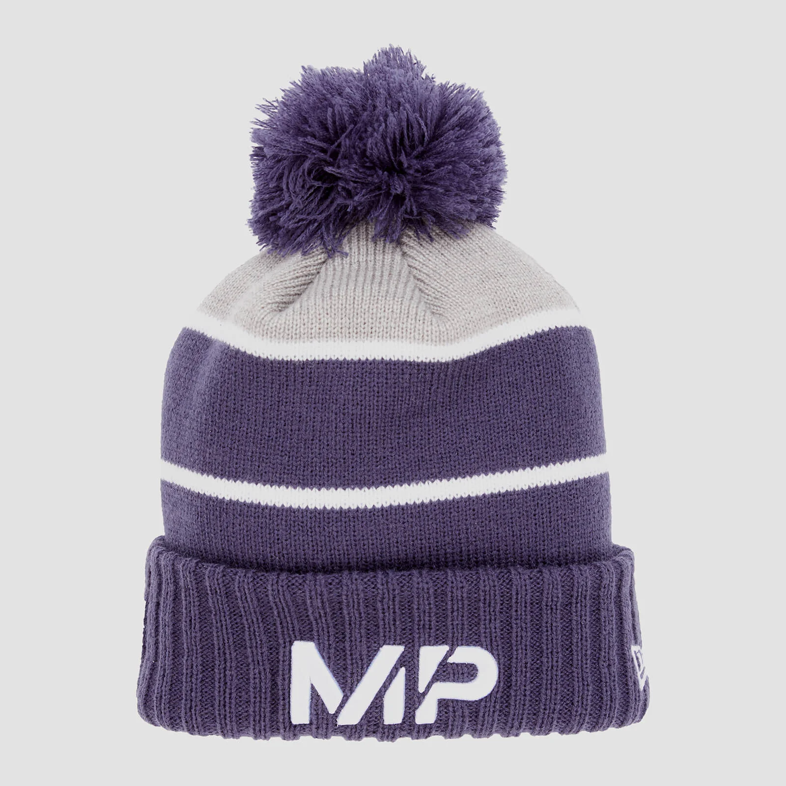 MP New Era Knitted Bobble Hat - Navy/White Bild 1