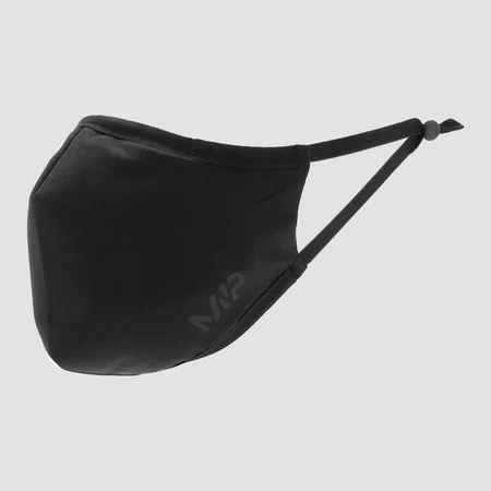 MP Anti-Viral Filtered Face Mask - Svart