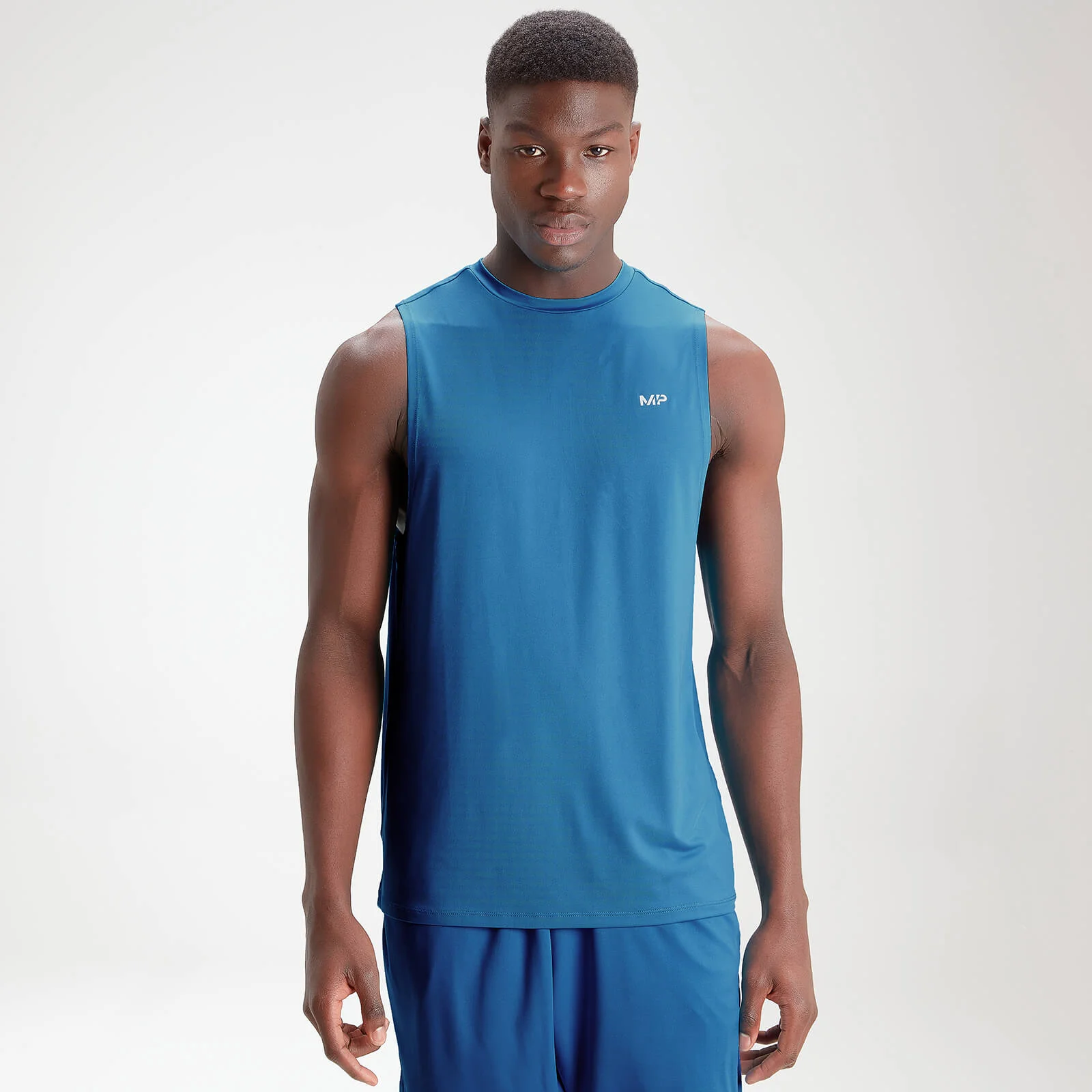 MP Men's Essentials Training Tank - Aqua - XXS Bild 1