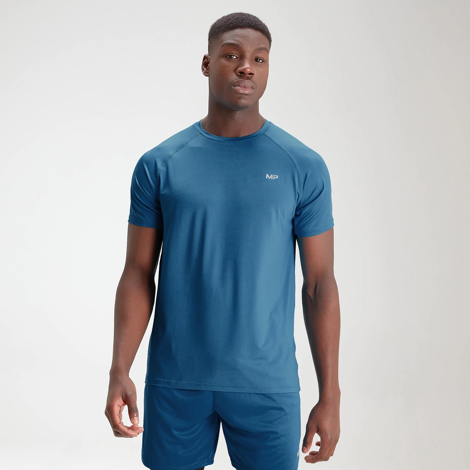 MP Men's Essentials Training Short Sleeve T-Shirt - Aqua - XXS Bild 1