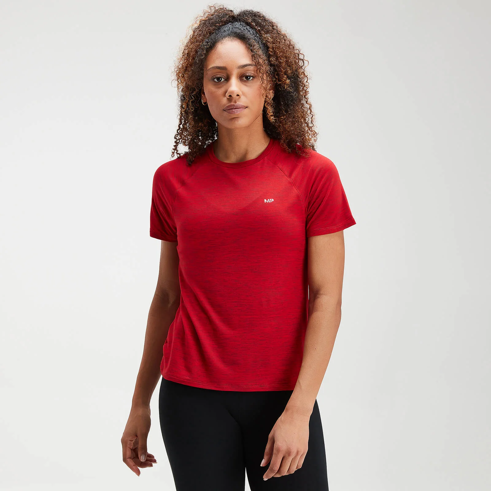 MP Women's Performance Training T-Shirt − Rödmelerad - XXS Bild 1