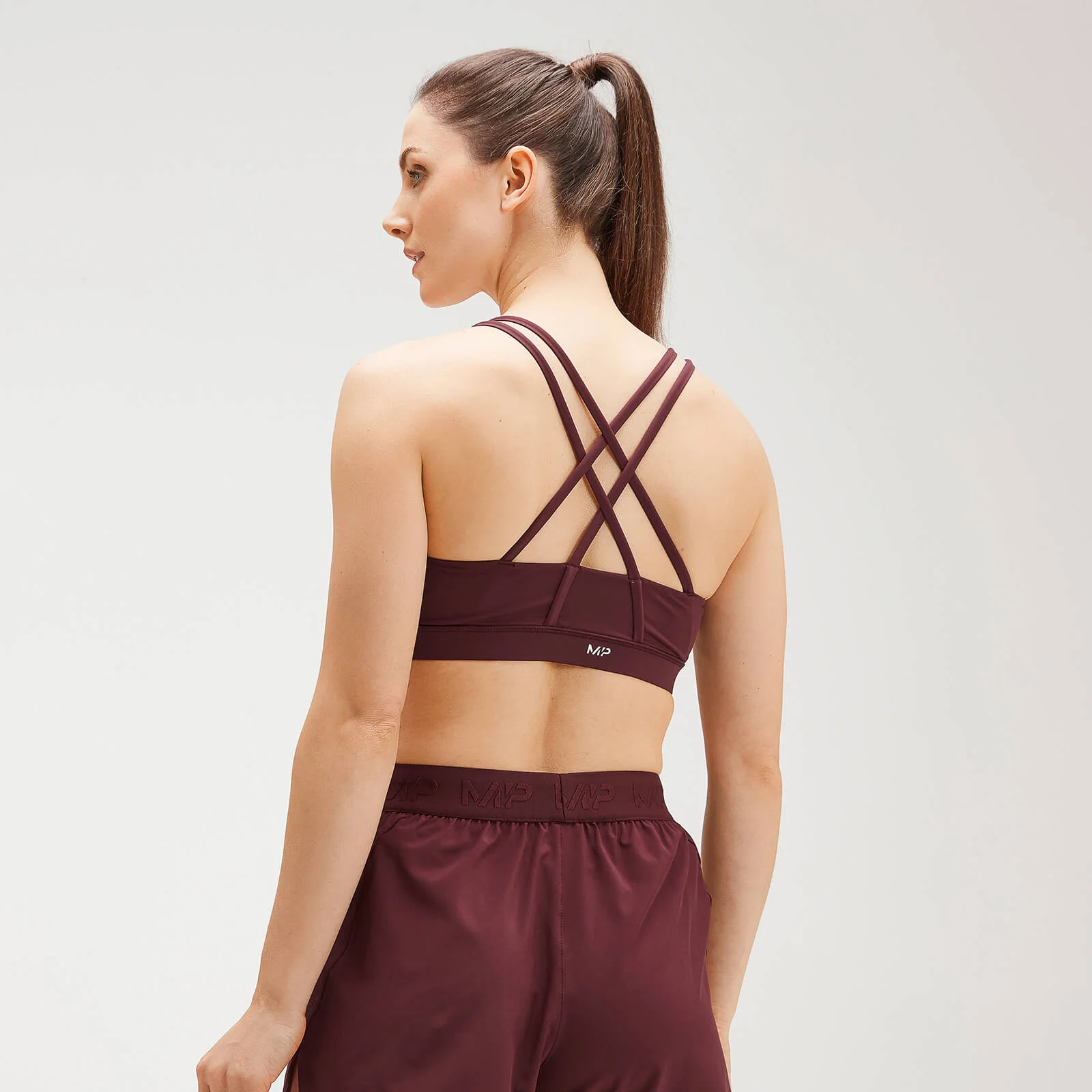 MP Women's Training Control Sports Bra - Washed Oxblood - XXS Bild 1
