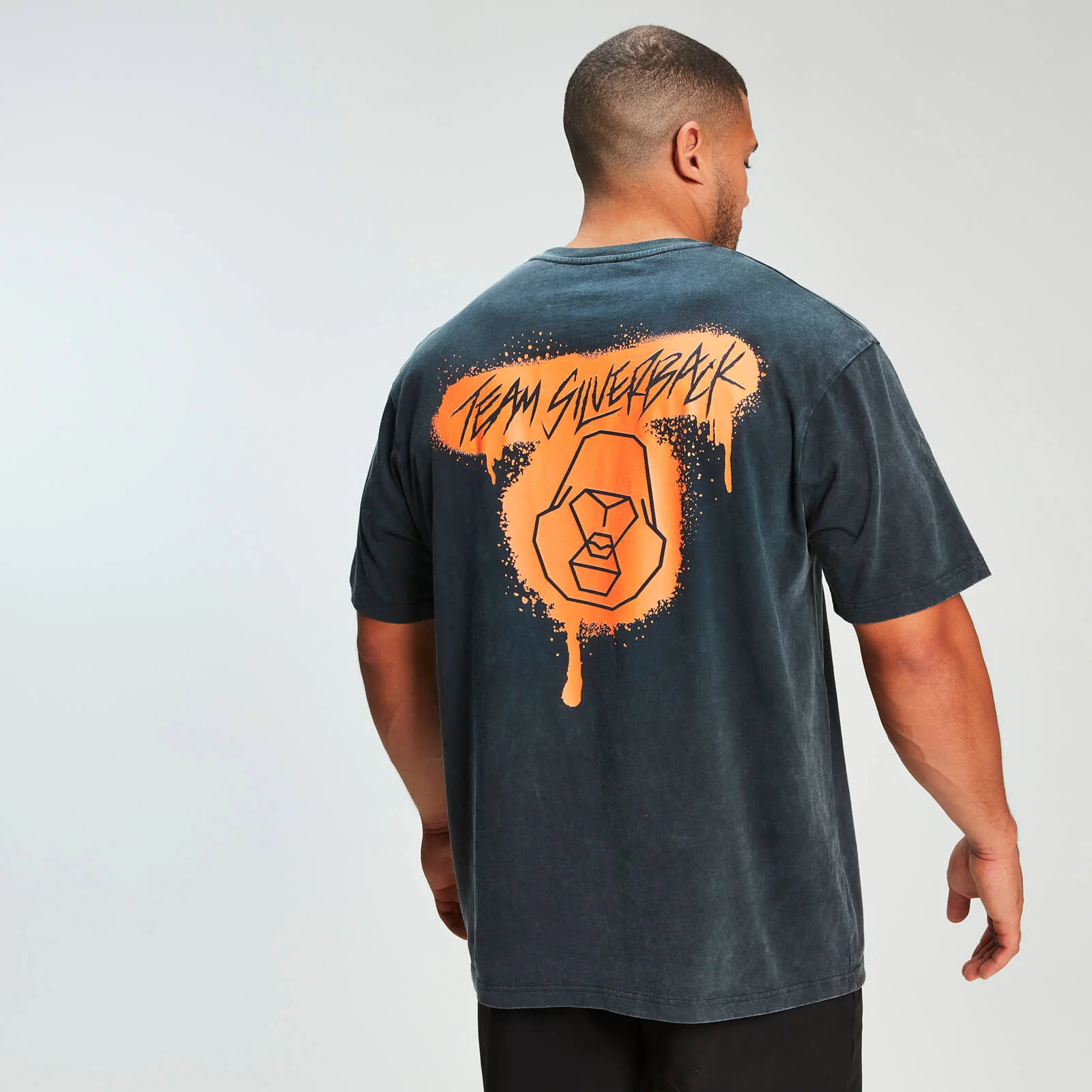 MP x Zack George Acid Wash Oversized Tee - Neon Orange - XS Bild 1