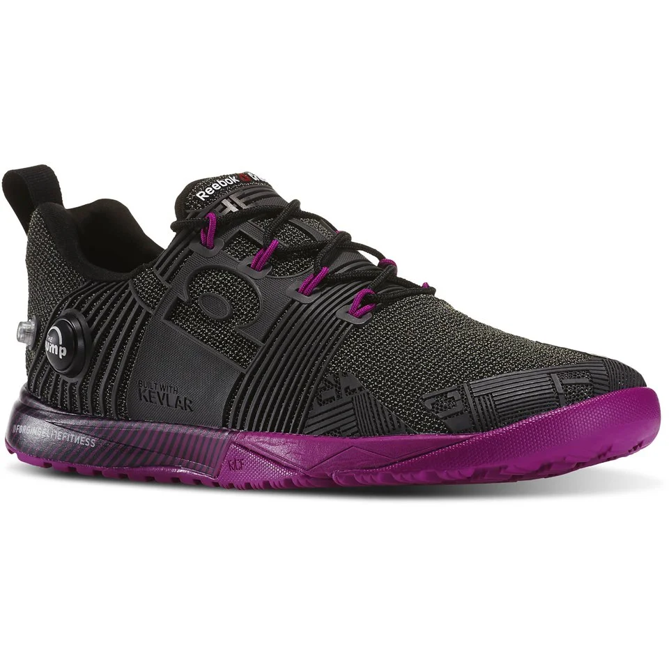Reebok Women's CrossFit Nano Pump Fusion Trainers - Black/Purple Bild 1
