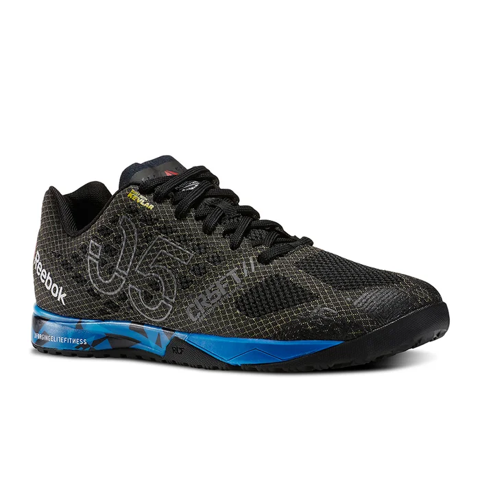 Reebok Crossfit Nano 5.0 träningssko, Herr – Svart/blå/grå