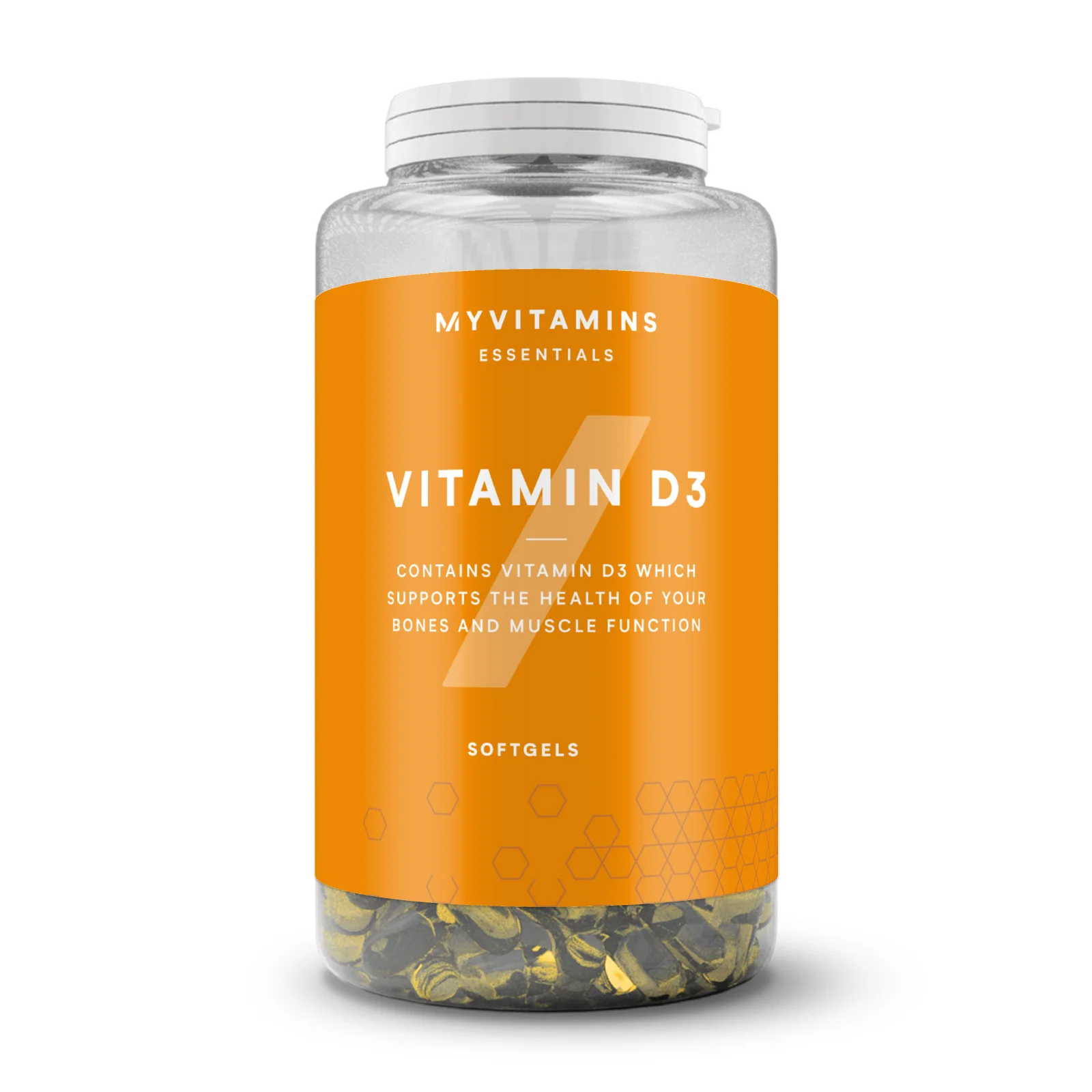 Vitamin D3 Capsules - 180softgels - Non-Vegan Bild 1