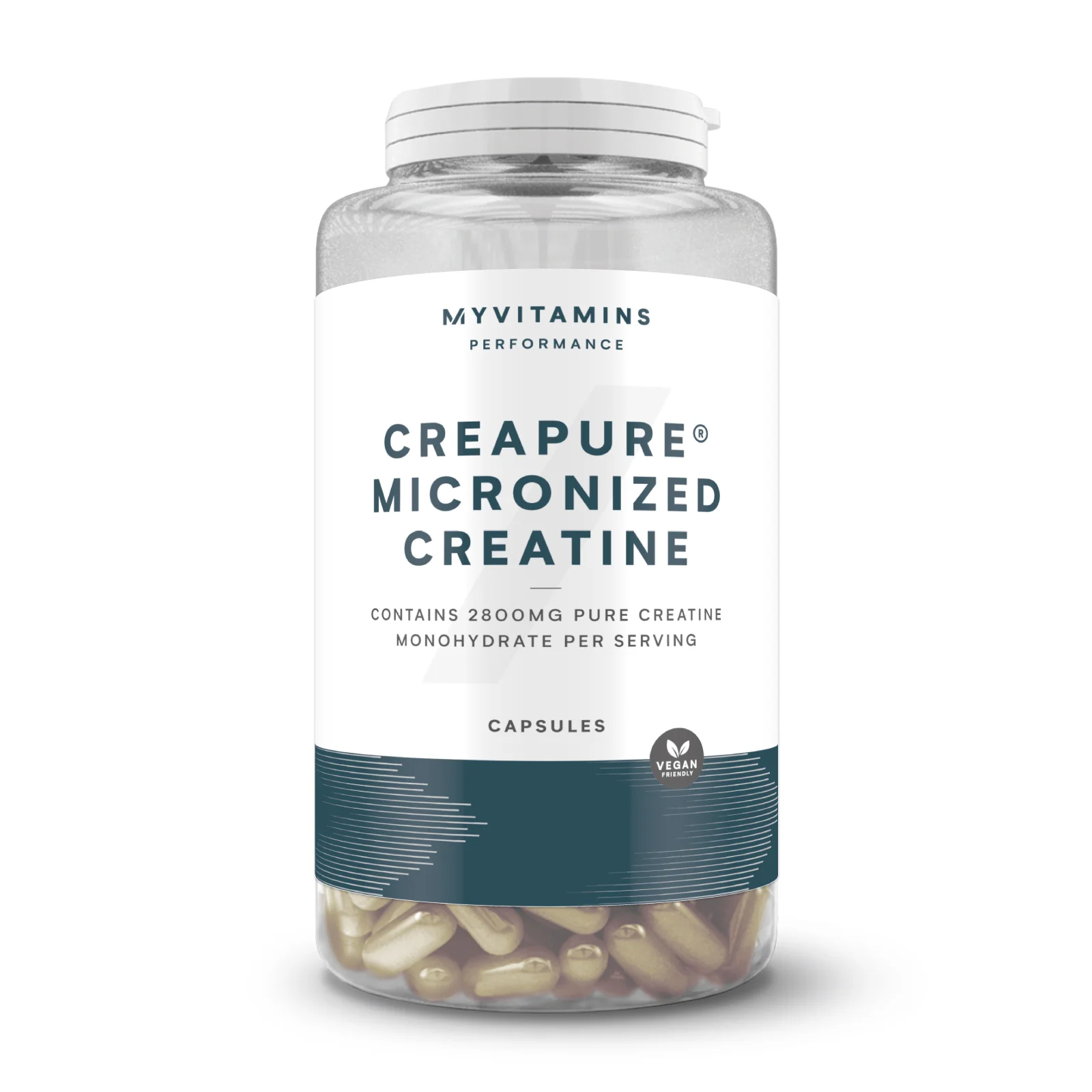 Creapure® Micronised Creatine - 245kapslar Bild 1