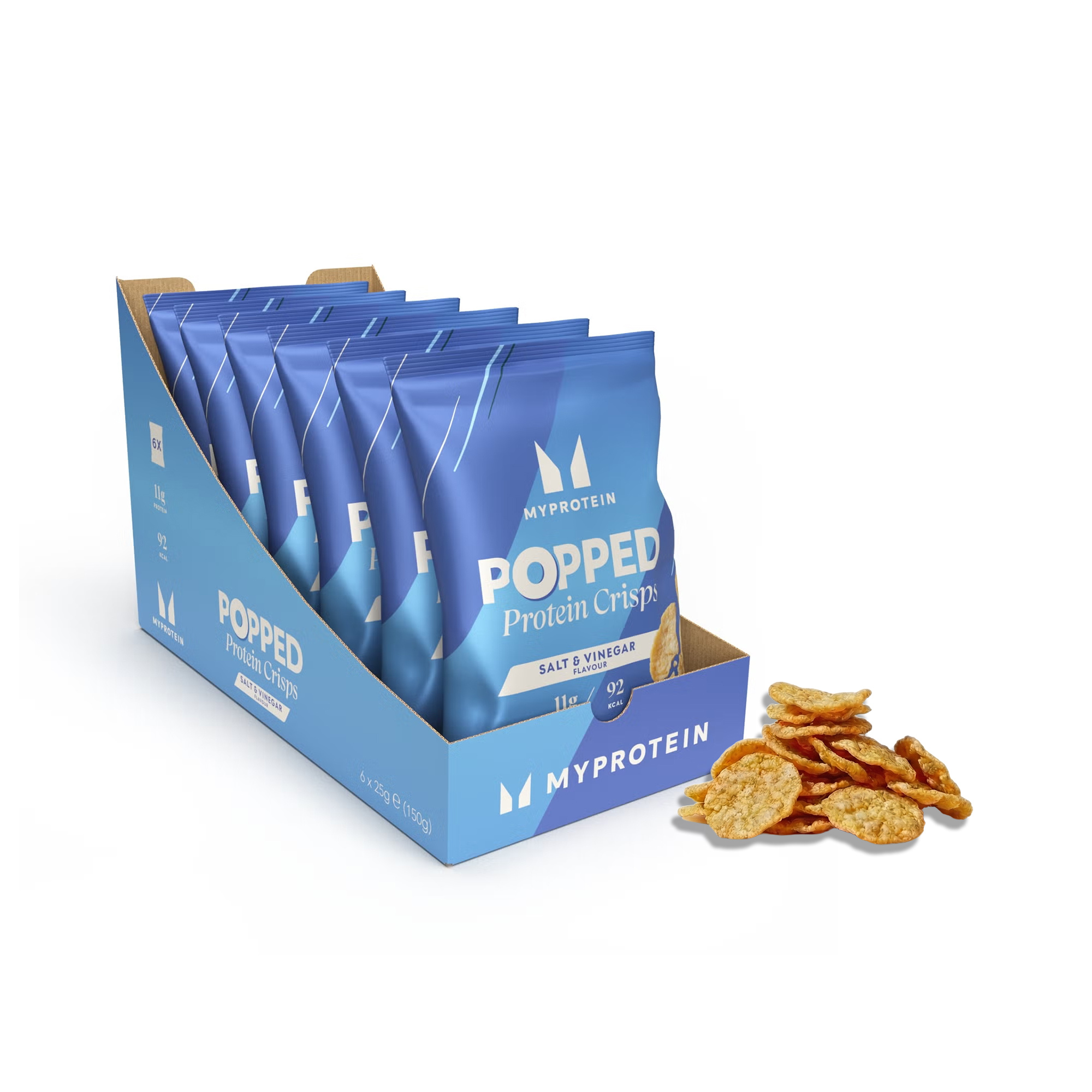 Popped Protein Crisps - Salt & Vinegar Bild 1