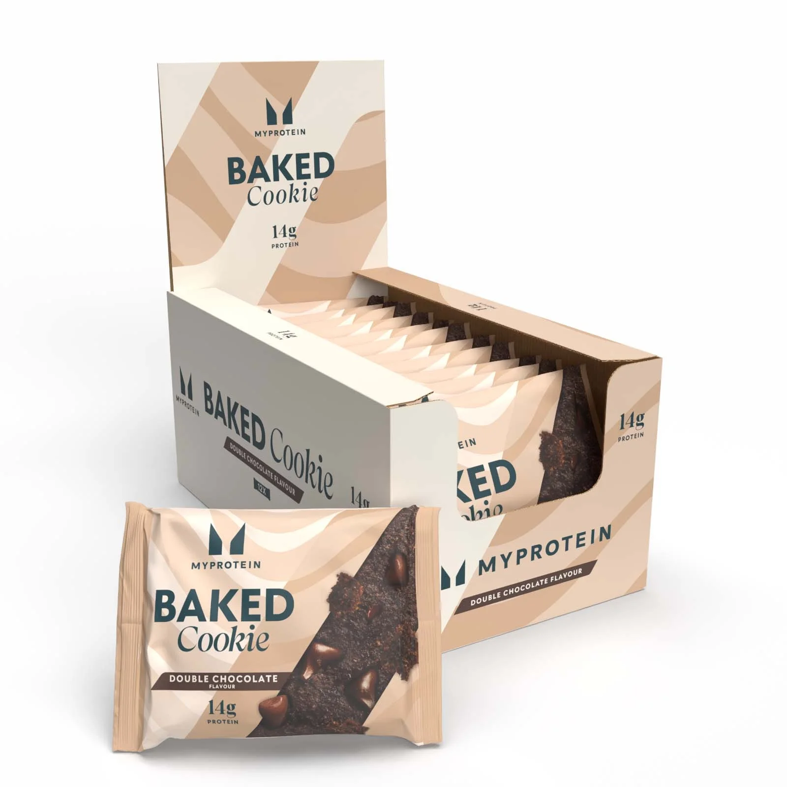 Baked Protein Cookie - 12 x 75g - Chocolate Bild 1