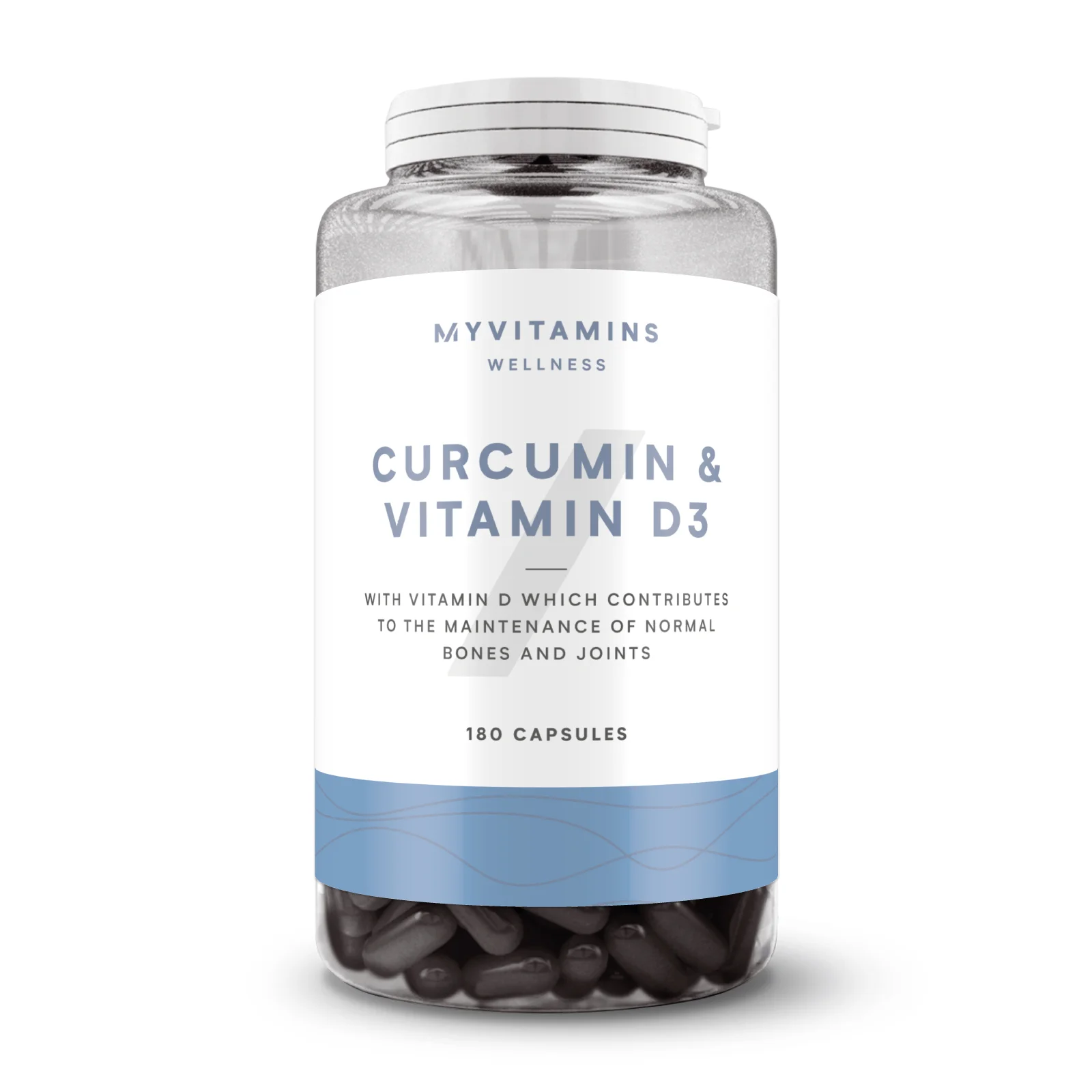 Curcumin & Vitamin D3 - 60kapslar Bild 1