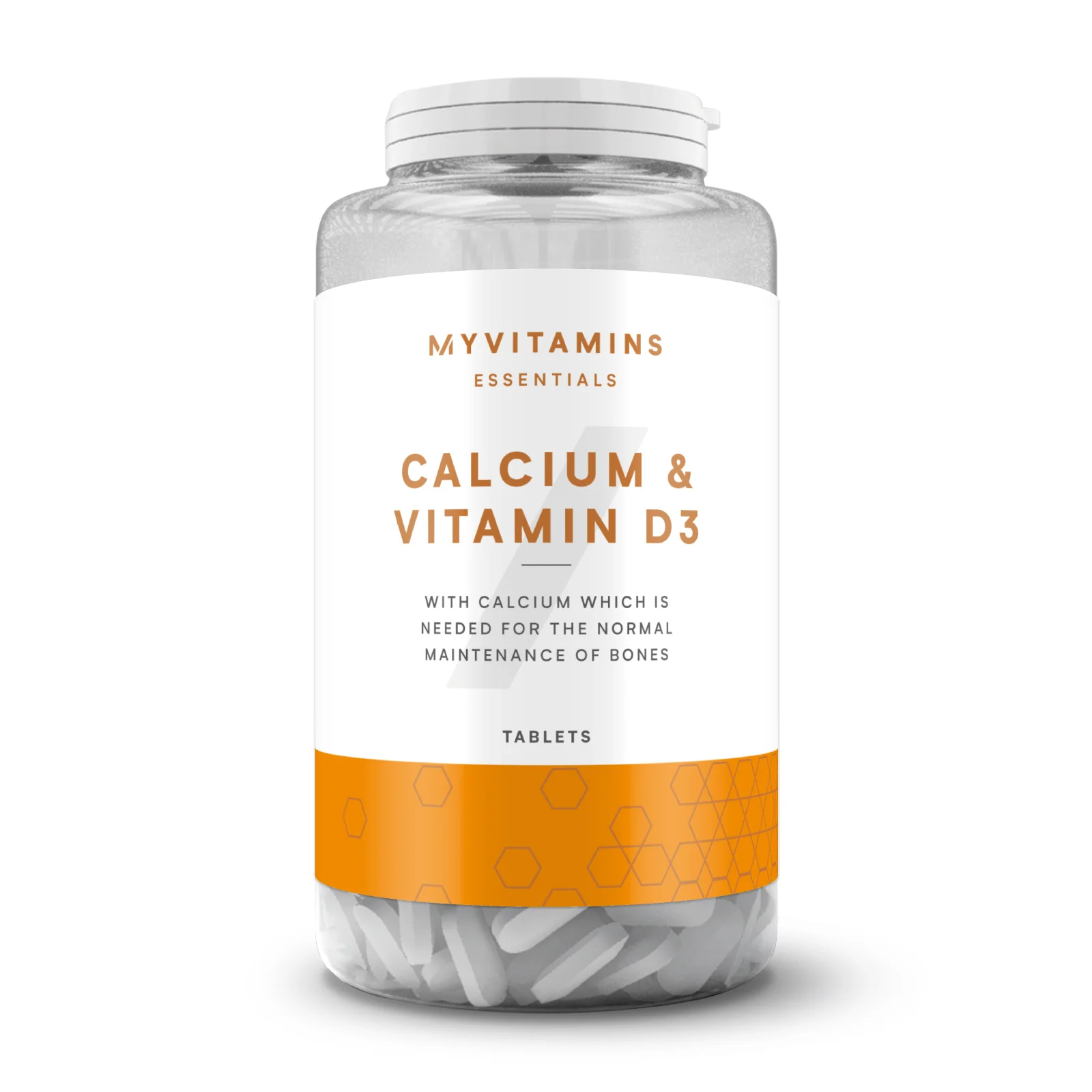 Calcium & Vitamin D3 Tablets - 180tabletter Bild 1