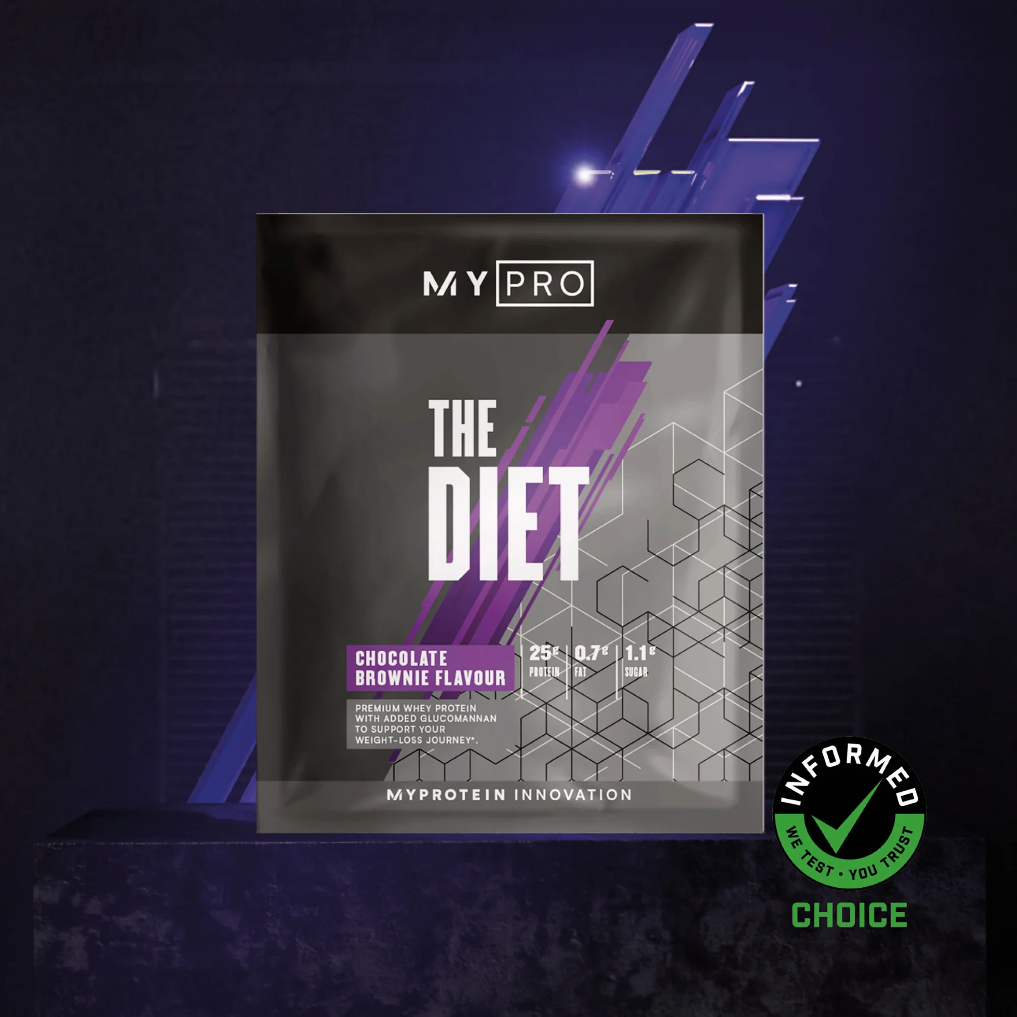 THE Diet™ (Smakprov) - 34g - Choklad Brownie Bild 1