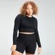 MP Shape Seamless Crop Top för kvinnor – Svart