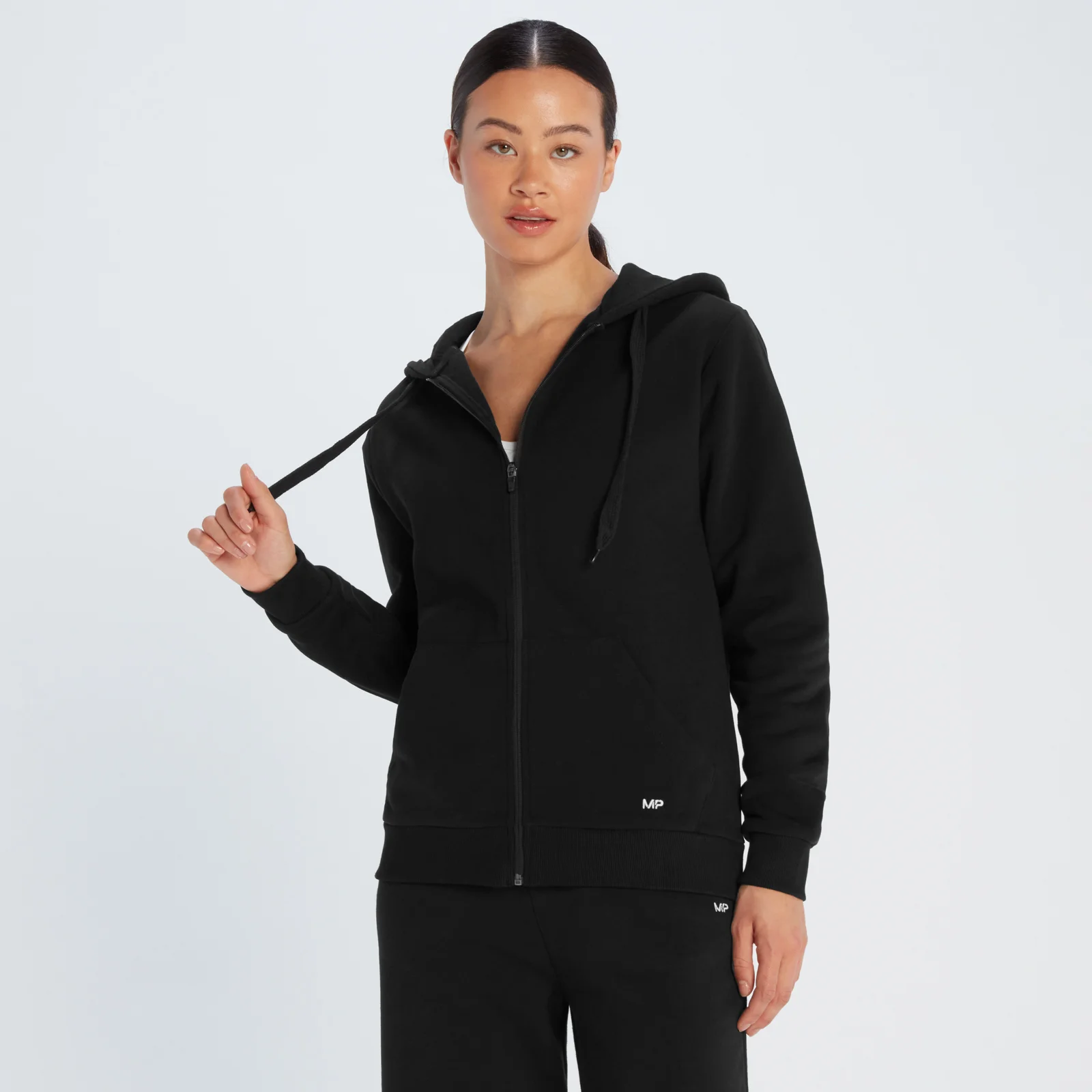 MP Essentials Zip Through Hoodie för kvinnor – Svart - XS Bild 1
