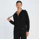 MP Essentials Zip Through Hoodie för kvinnor – Svart