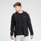MP Zip Through Hoodie för män – Svart
