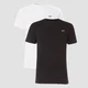 2-pack T-shirt (herr) - Svart/Vit