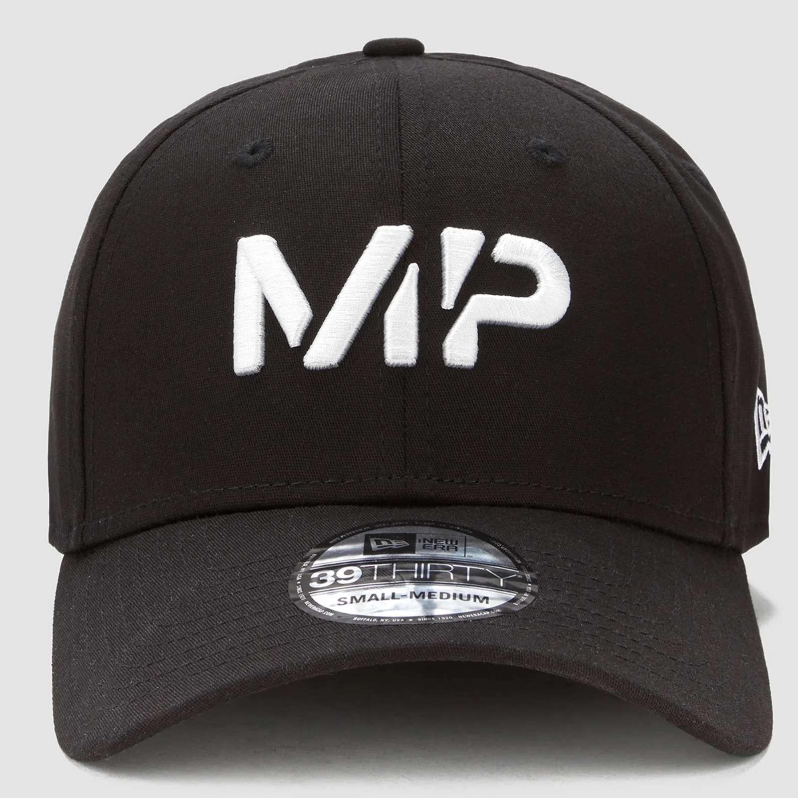 MP New Era 39THIRTY Baseball Cap –Svart/vit - S-M Bild 1