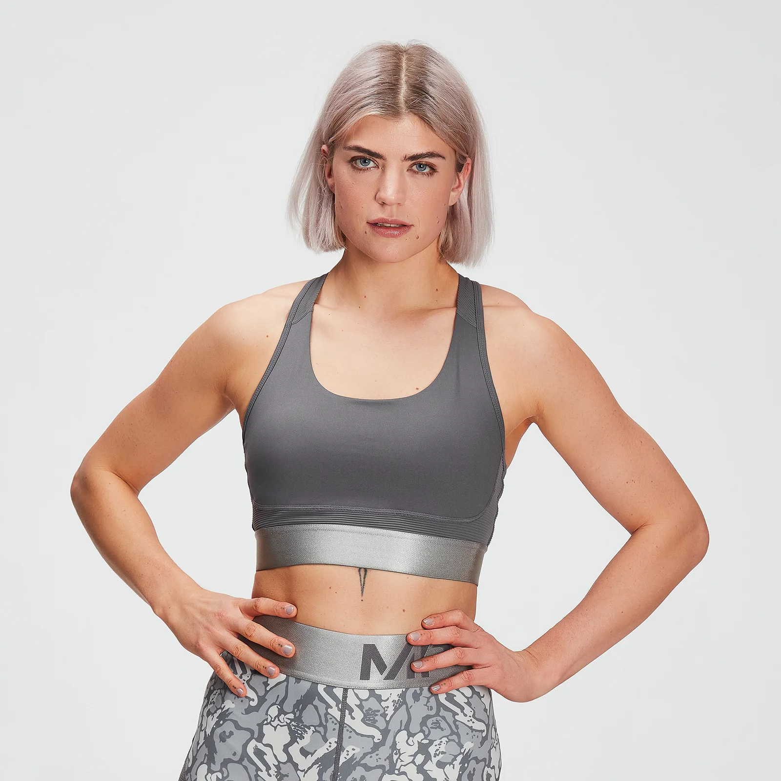 MP Women's Adapt Textured Sports Bra - Svart - XS Bild 1