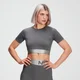 MP Women's Adapt Textured Crop Top - Svart