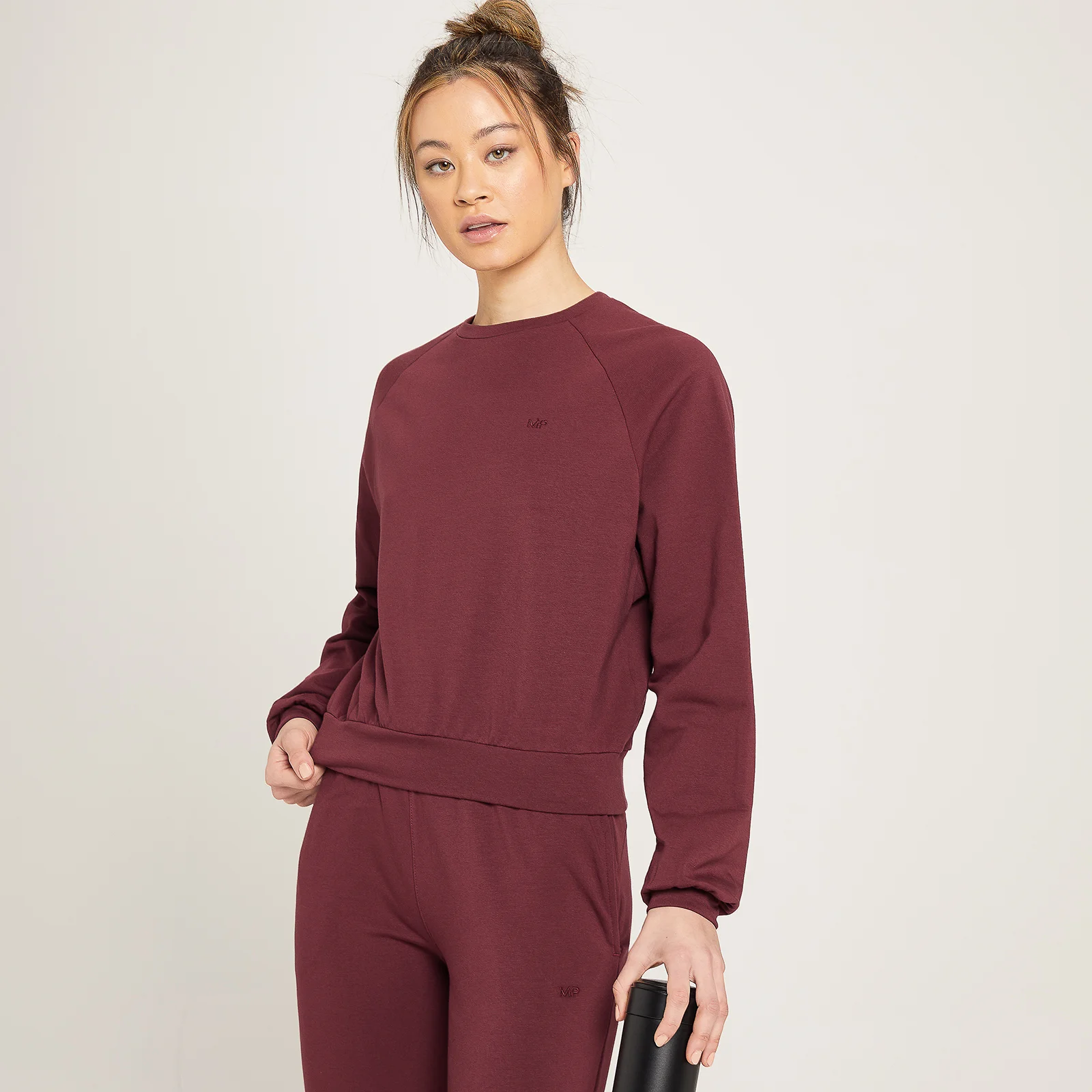 MP Women's Composure Sweatshirt- Washed Oxblood - XXS Bild 1