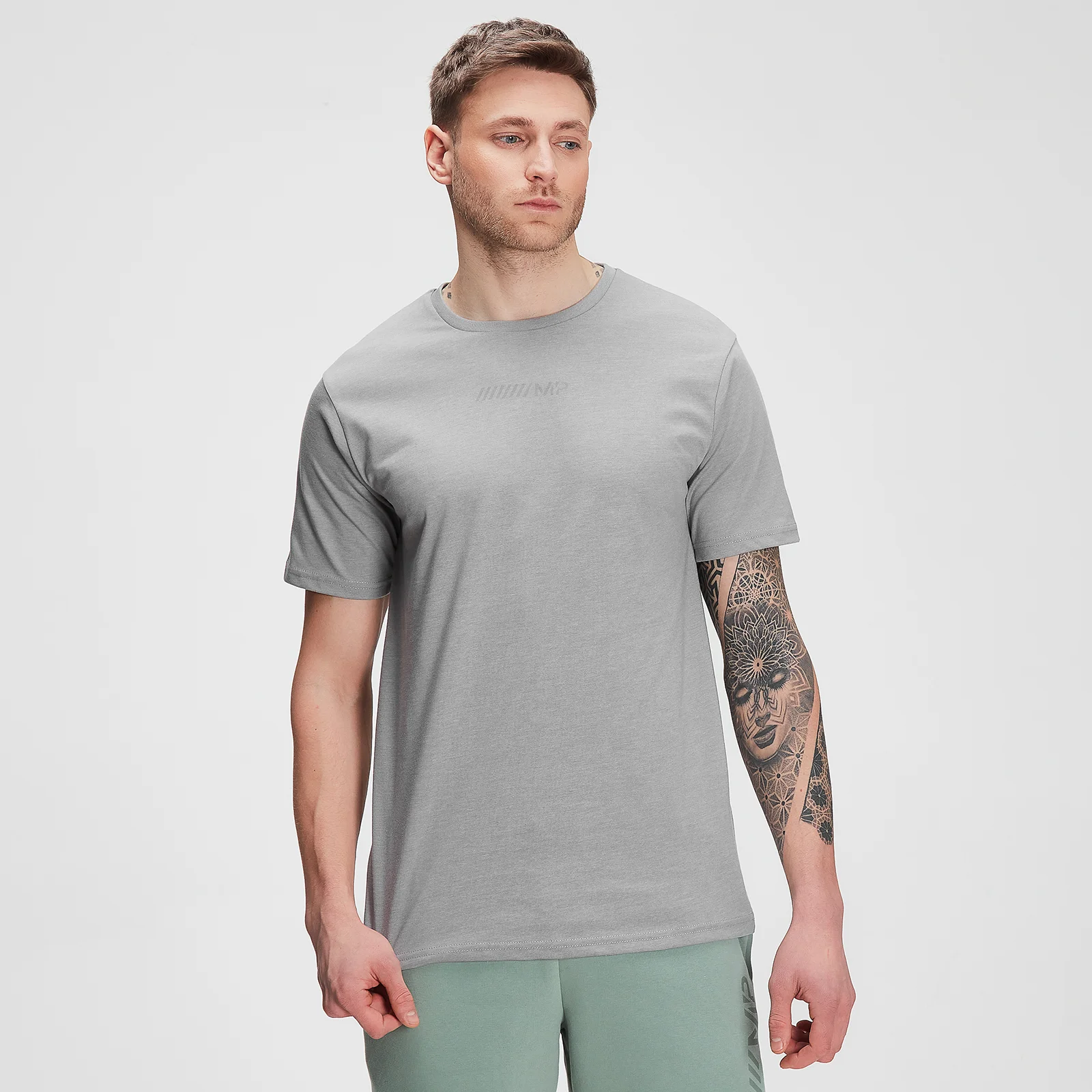 MP Men's Tonal Graphic Short Sleeve T-shirt – Grå - XXS Bild 1