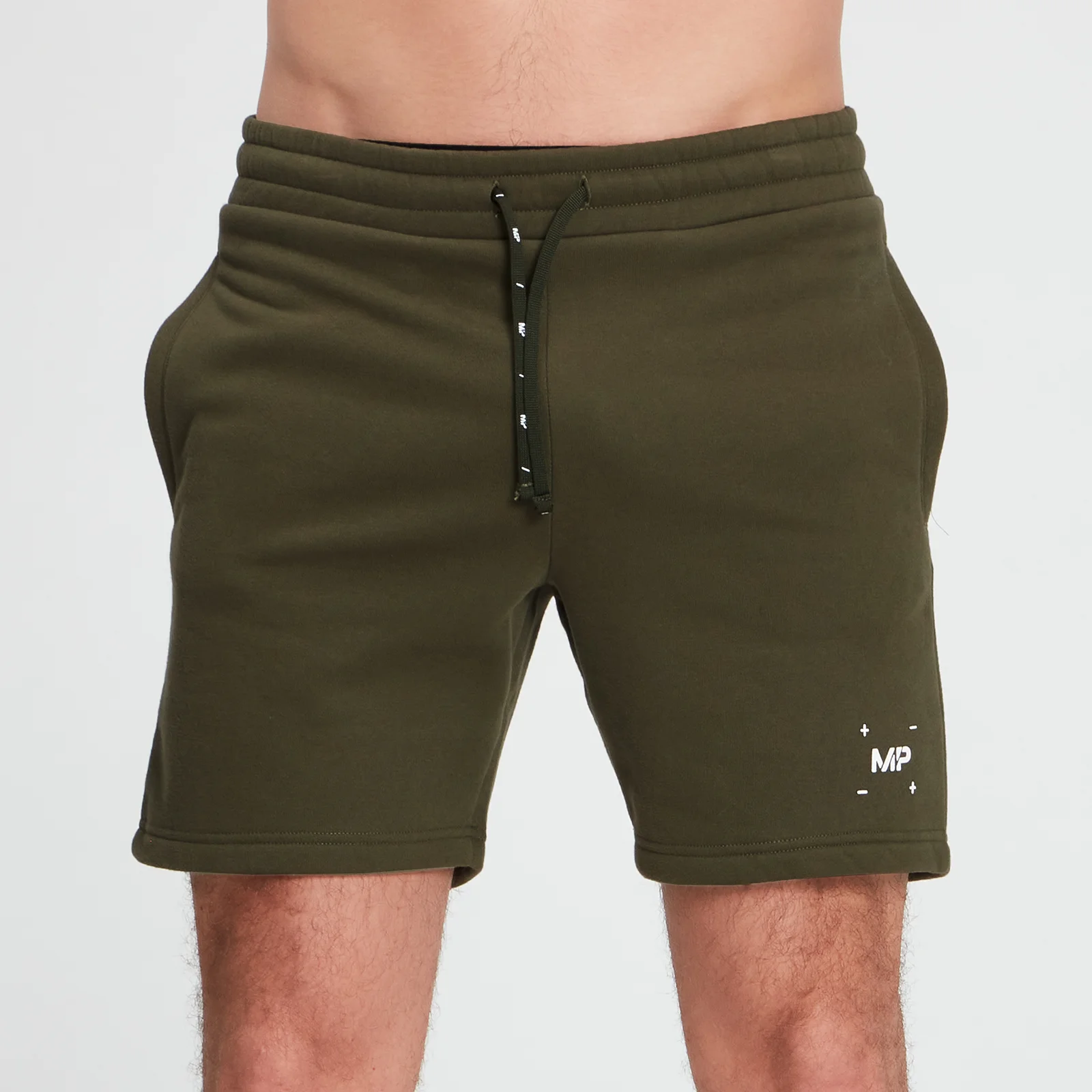 MP Men's Central Graphic Shorts - Dark Olive - XXS Bild 1