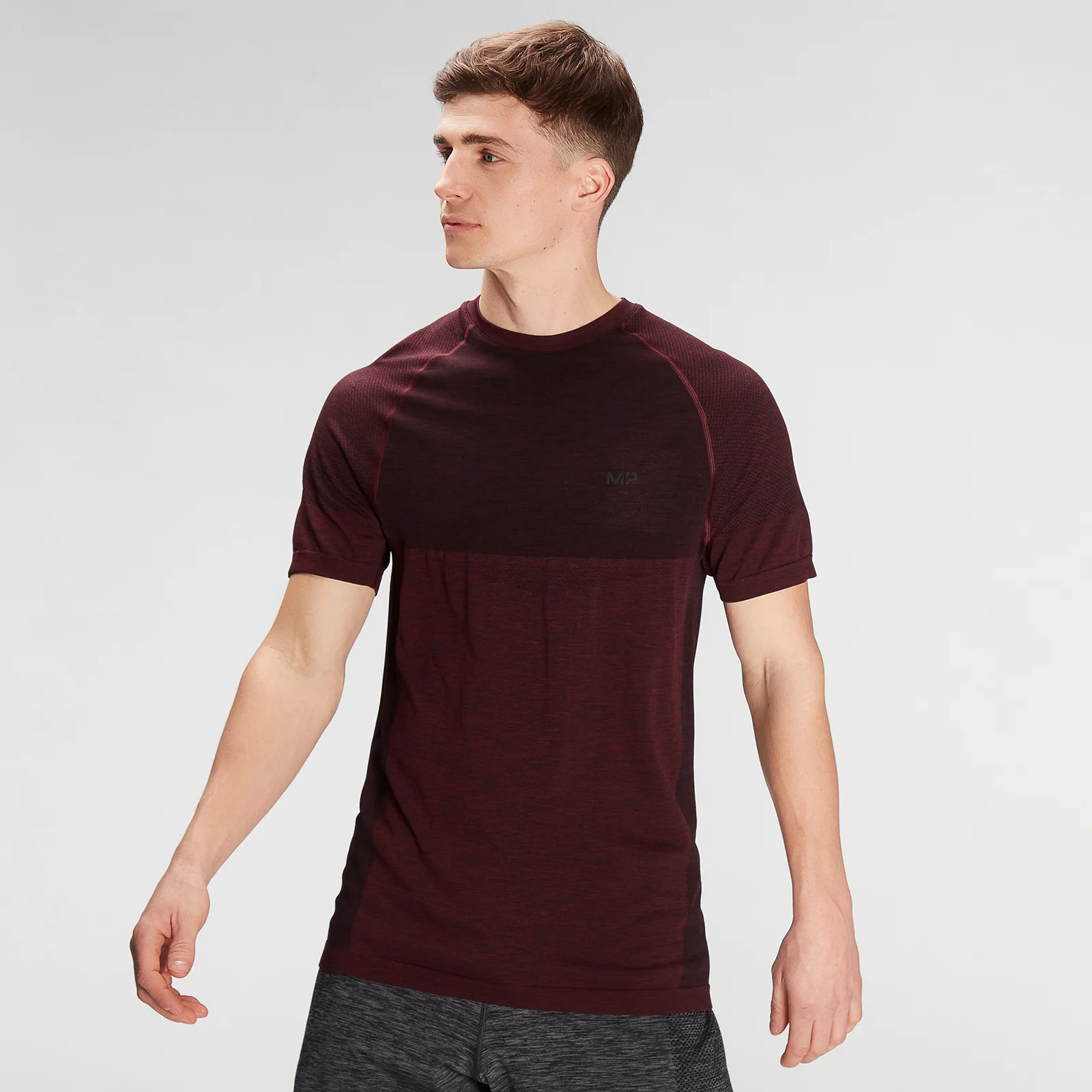 MP Men's Essential Seamless Short Sleeve T-Shirt – Röd - XXS Bild 1