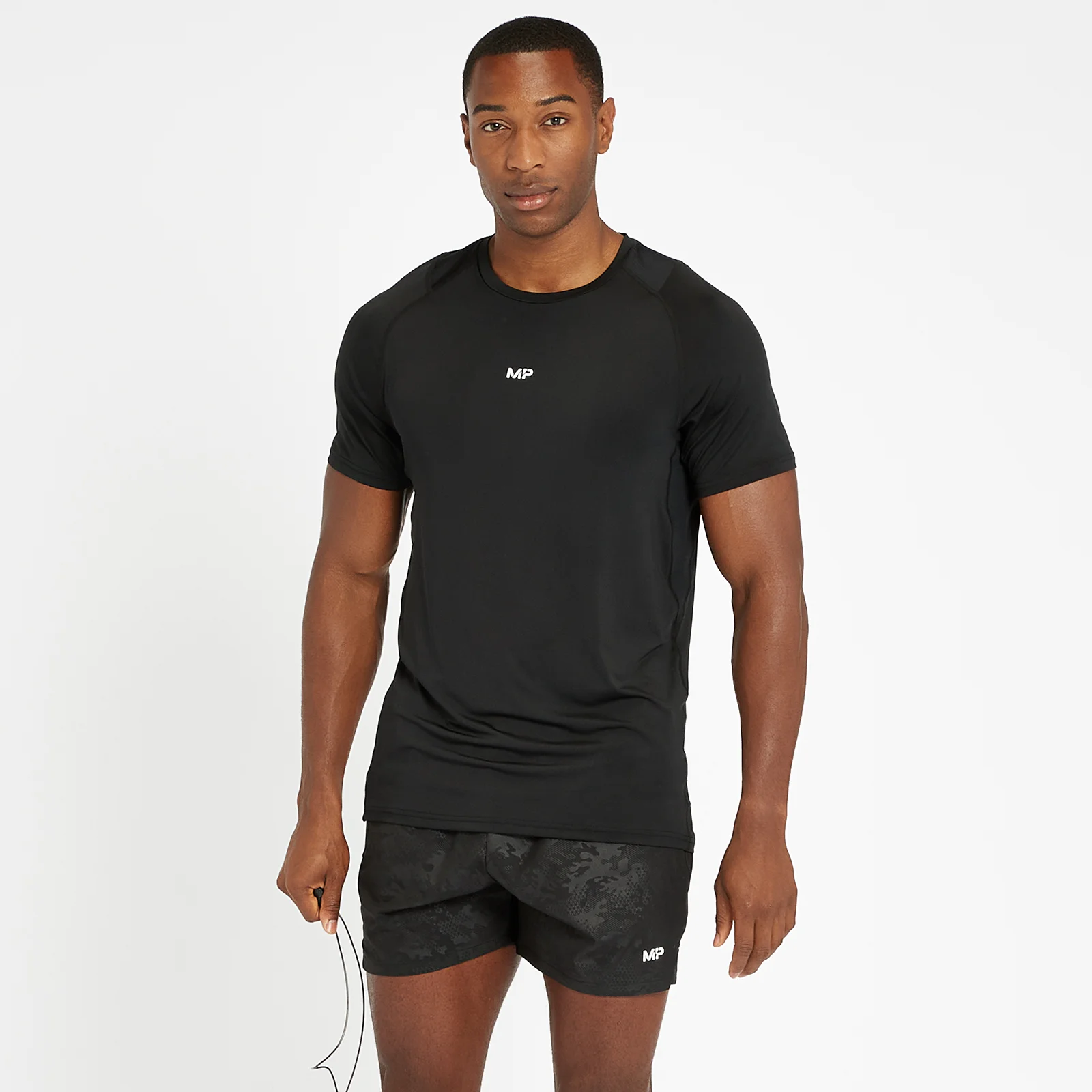 MP Men's Engage Short Sleeve T-Shirt – Svart - XXS Bild 1