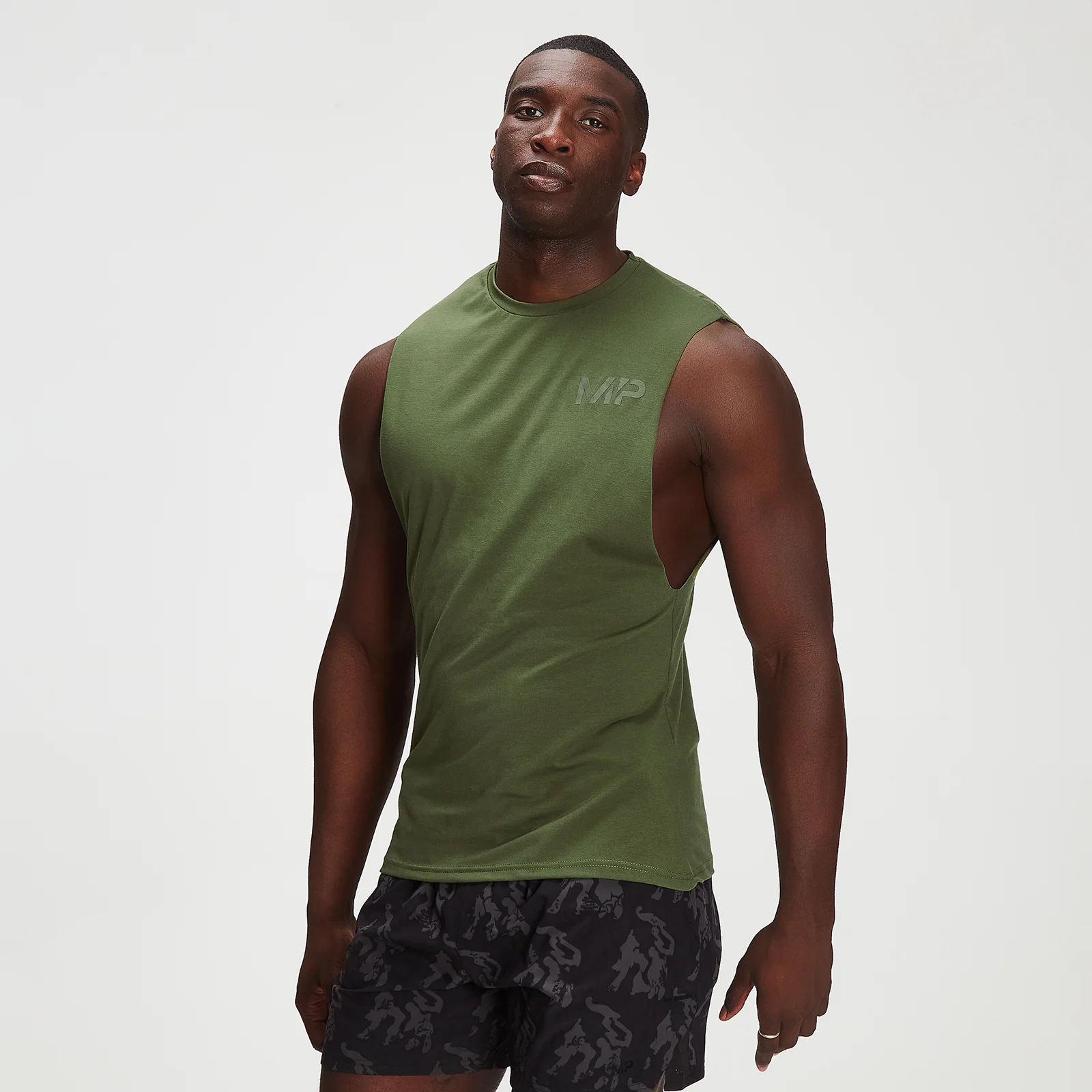 MP Men's Adapt drirelease® Tonal Camo Tank - Grön - XXS Bild 1