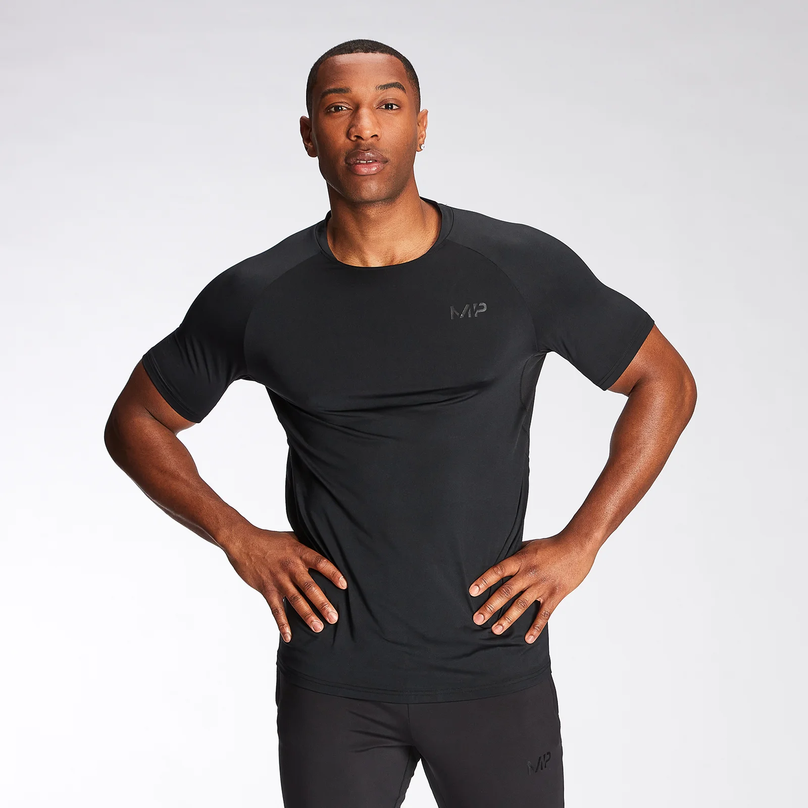 MP Men's Agility Short Sleeve T-Shirt - Black - XXS Bild 1